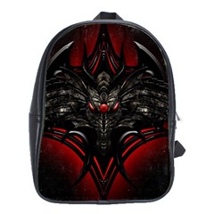 Black Dragon Grunge School Bags (xl)  by BangZart