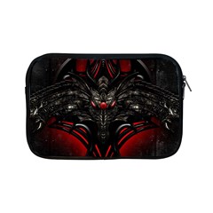 Black Dragon Grunge Apple Ipad Mini Zipper Cases by BangZart