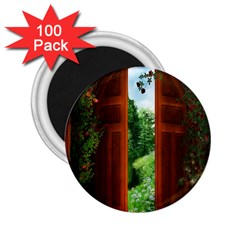 Beautiful World Entry Door Fantasy 2 25  Magnets (100 Pack) 