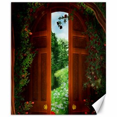 Beautiful World Entry Door Fantasy Canvas 8  X 10  by BangZart