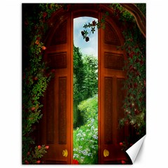 Beautiful World Entry Door Fantasy Canvas 12  X 16   by BangZart