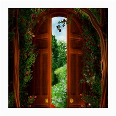 Beautiful World Entry Door Fantasy Medium Glasses Cloth (2-side) by BangZart