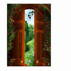 Beautiful World Entry Door Fantasy Large Garden Flag (two Sides) by BangZart