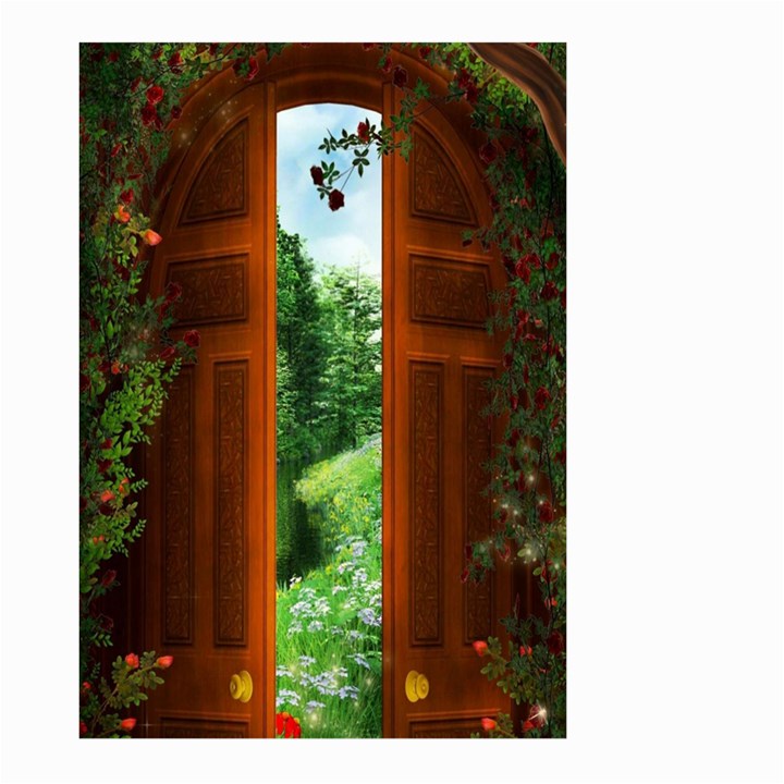 Beautiful World Entry Door Fantasy Large Garden Flag (Two Sides)