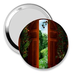 Beautiful World Entry Door Fantasy 3  Handbag Mirrors by BangZart