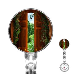 Beautiful World Entry Door Fantasy Stainless Steel Nurses Watch by BangZart