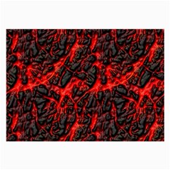 Volcanic Textures  Large Glasses Cloth (2-side) by BangZart