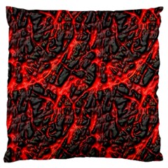 Volcanic Textures  Large Cushion Case (one Side) by BangZart