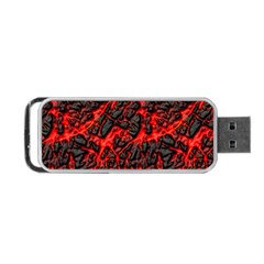 Volcanic Textures  Portable Usb Flash (one Side)