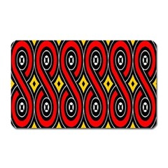 Toraja Traditional Art Pattern Magnet (rectangular) by BangZart