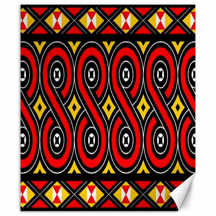 Toraja Traditional Art Pattern Canvas 20  x 24  