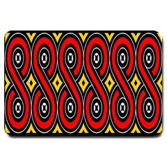 Toraja Traditional Art Pattern Large Doormat  by BangZart