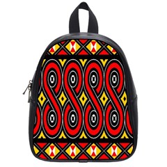 Toraja Traditional Art Pattern School Bags (small)  by BangZart