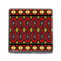 Toraja Traditional Art Pattern Memory Card Reader (square) by BangZart