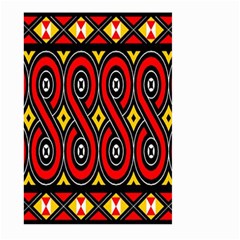 Toraja Traditional Art Pattern Large Garden Flag (two Sides) by BangZart