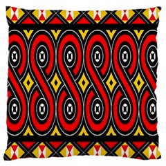 Toraja Traditional Art Pattern Large Cushion Case (two Sides) by BangZart