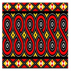 Toraja Traditional Art Pattern Large Satin Scarf (square) by BangZart