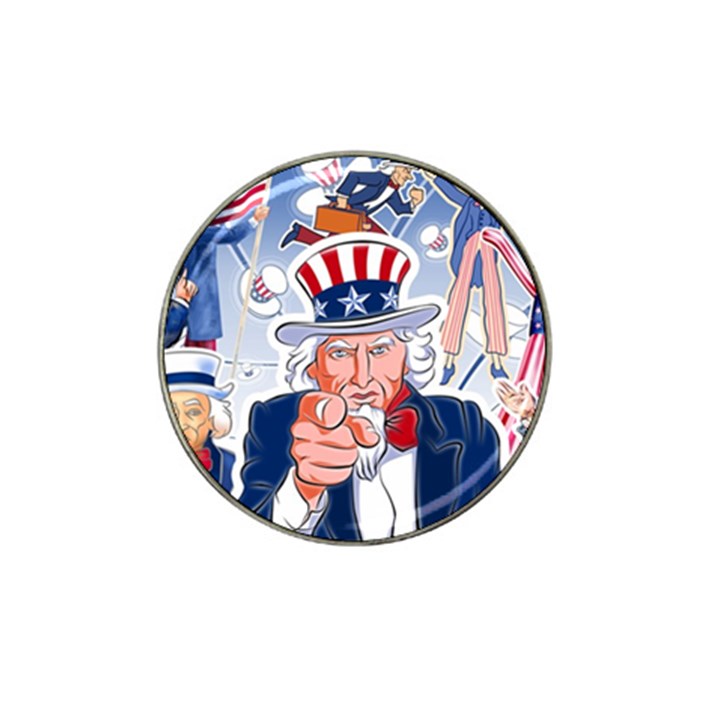 Independence Day United States Of America Hat Clip Ball Marker