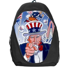 Independence Day United States Of America Backpack Bag by BangZart