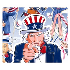 Independence Day United States Of America Double Sided Flano Blanket (small)  by BangZart