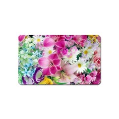 Colorful Flowers Patterns Magnet (name Card) by BangZart