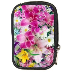 Colorful Flowers Patterns Compact Camera Cases by BangZart