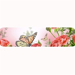 Flora Butterfly Roses Large Bar Mats by BangZart