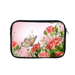 Flora Butterfly Roses Apple Macbook Pro 15  Zipper Case by BangZart