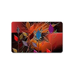 Colorful Leaves Magnet (name Card) by BangZart