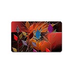 Colorful Leaves Magnet (Name Card) Front