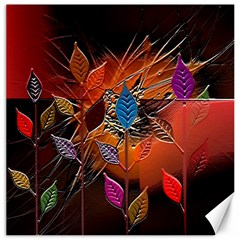 Colorful Leaves Canvas 20  X 20   by BangZart