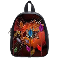 Colorful Leaves School Bags (small)  by BangZart