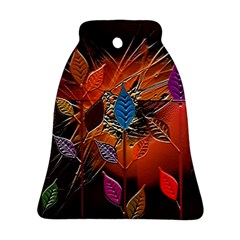 Colorful Leaves Bell Ornament (two Sides) by BangZart