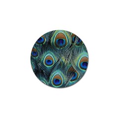 Feathers Art Peacock Sheets Patterns Golf Ball Marker (4 Pack) by BangZart