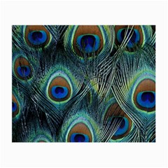 Feathers Art Peacock Sheets Patterns Small Glasses Cloth by BangZart