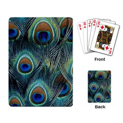 Feathers Art Peacock Sheets Patterns Playing Card