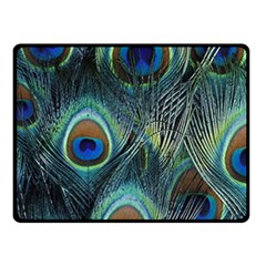 Feathers Art Peacock Sheets Patterns Fleece Blanket (small) by BangZart