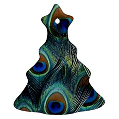 Feathers Art Peacock Sheets Patterns Christmas Tree Ornament (two Sides) by BangZart