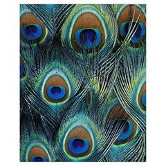 Feathers Art Peacock Sheets Patterns Drawstring Bag (small) by BangZart