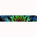 Fractal Flowers Abstract Petals Glitter Lights Art 3d Small Bar Mats 24 x4  Bar Mat