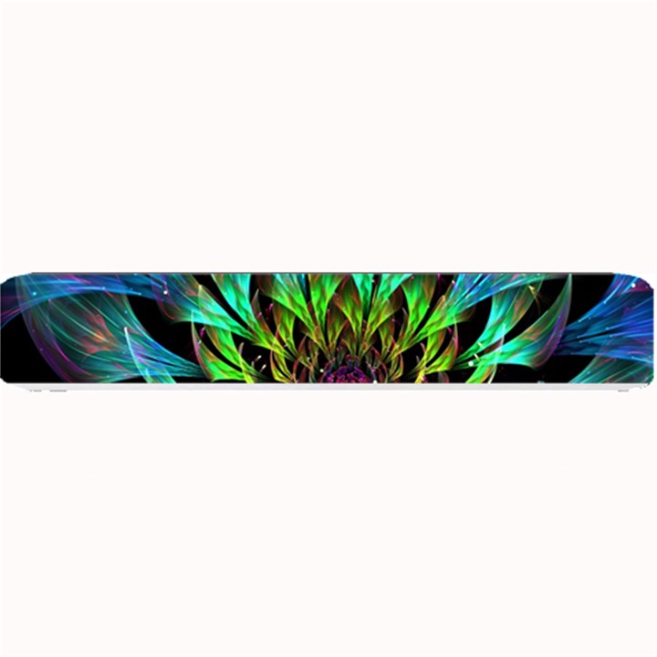 Fractal Flowers Abstract Petals Glitter Lights Art 3d Small Bar Mats