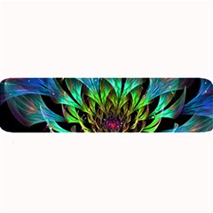 Fractal Flowers Abstract Petals Glitter Lights Art 3d Large Bar Mats by BangZart