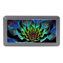 Fractal Flowers Abstract Petals Glitter Lights Art 3d Memory Card Reader (mini) by BangZart