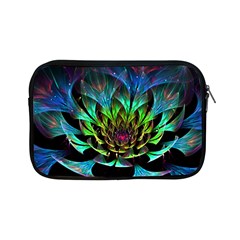 Fractal Flowers Abstract Petals Glitter Lights Art 3d Apple Ipad Mini Zipper Cases by BangZart