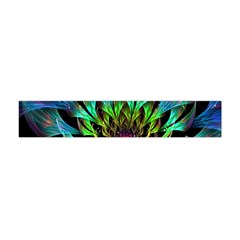 Fractal Flowers Abstract Petals Glitter Lights Art 3d Flano Scarf (mini) by BangZart