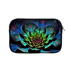 Fractal Flowers Abstract Petals Glitter Lights Art 3d Apple Macbook Pro 13  Zipper Case by BangZart