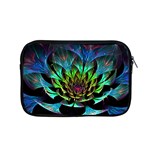 Fractal Flowers Abstract Petals Glitter Lights Art 3d Apple MacBook Pro 15  Zipper Case Front