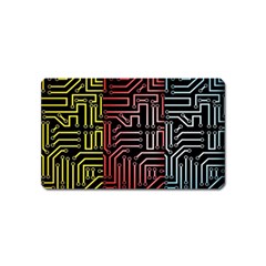 Circuit Board Seamless Patterns Set Magnet (name Card) by BangZart