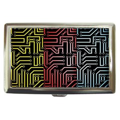 Circuit Board Seamless Patterns Set Cigarette Money Cases by BangZart