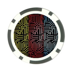 Circuit Board Seamless Patterns Set Poker Chip Card Guard by BangZart